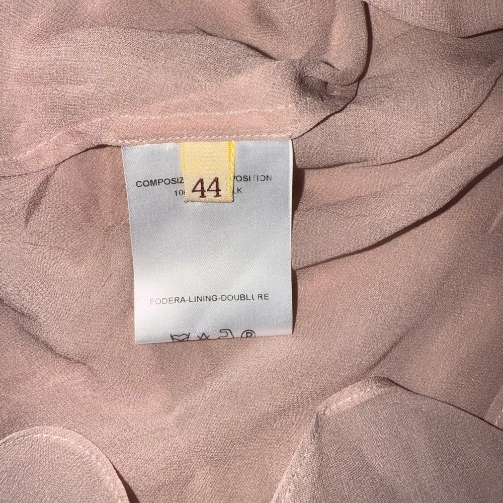 Stella McCartney 100% Seta Silk Pink Blouse Euro 44 / US Large Prestine - Picture 2 of 6